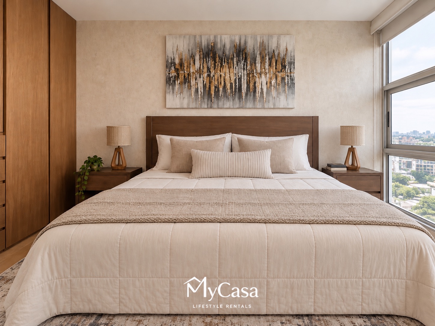 Modern 3-Bedroom Condo · Rooftop Pool & Gym, Condesa 805