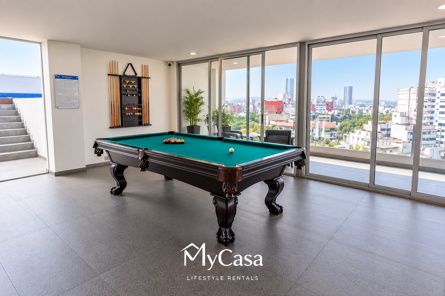 Modern 3-Bedroom Condo · Rooftop Pool & Gym, Condesa 705