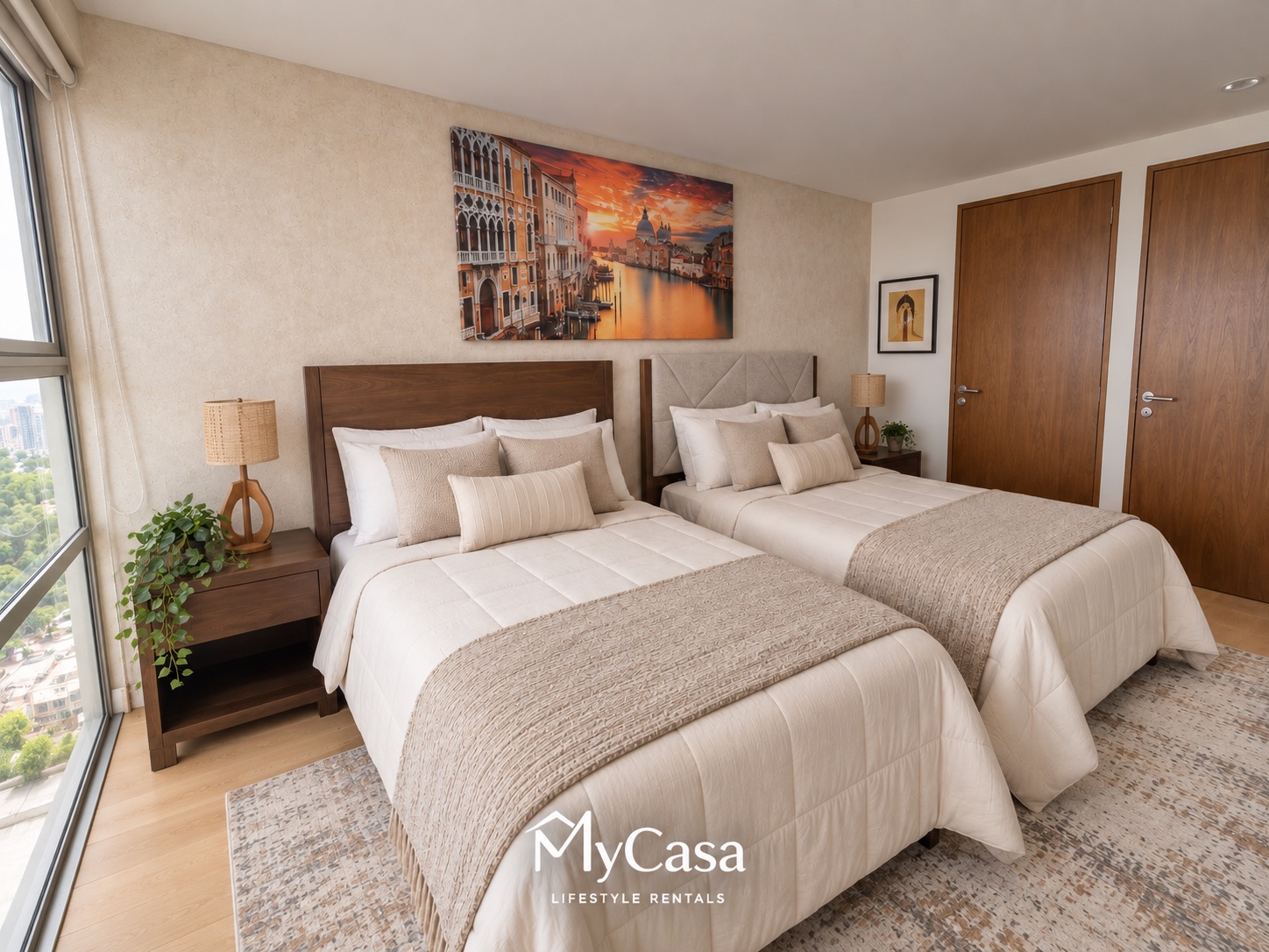 Modern 3-Bedroom Condo · Rooftop Pool & Gym, Condesa 805