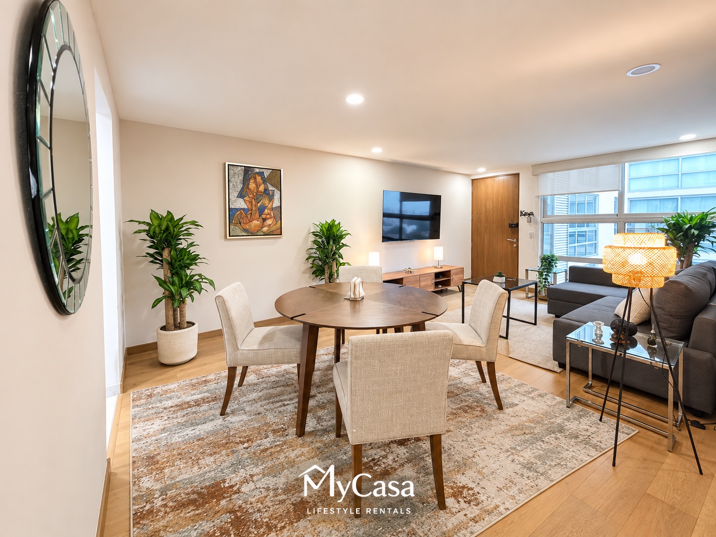 Modern 3-Bedroom Condo · Rooftop Pool & Gym, Condesa 805
