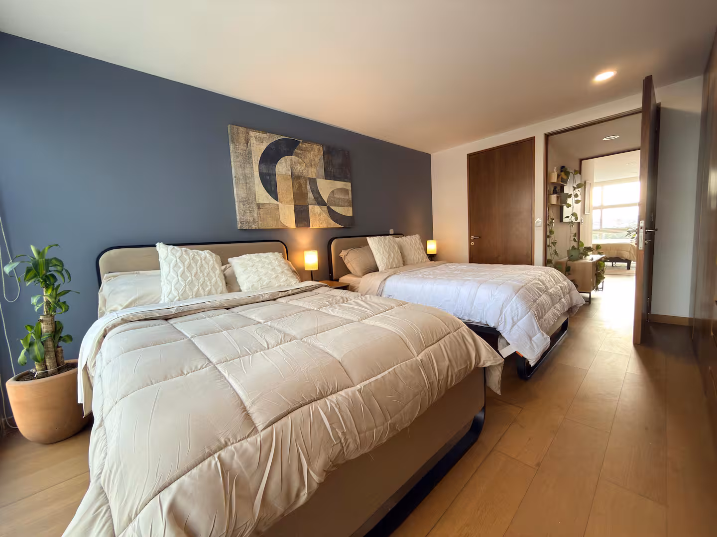 Moderno condominio de 3 dormitorios en Condesa · Piscina en la azotea y gimnasio