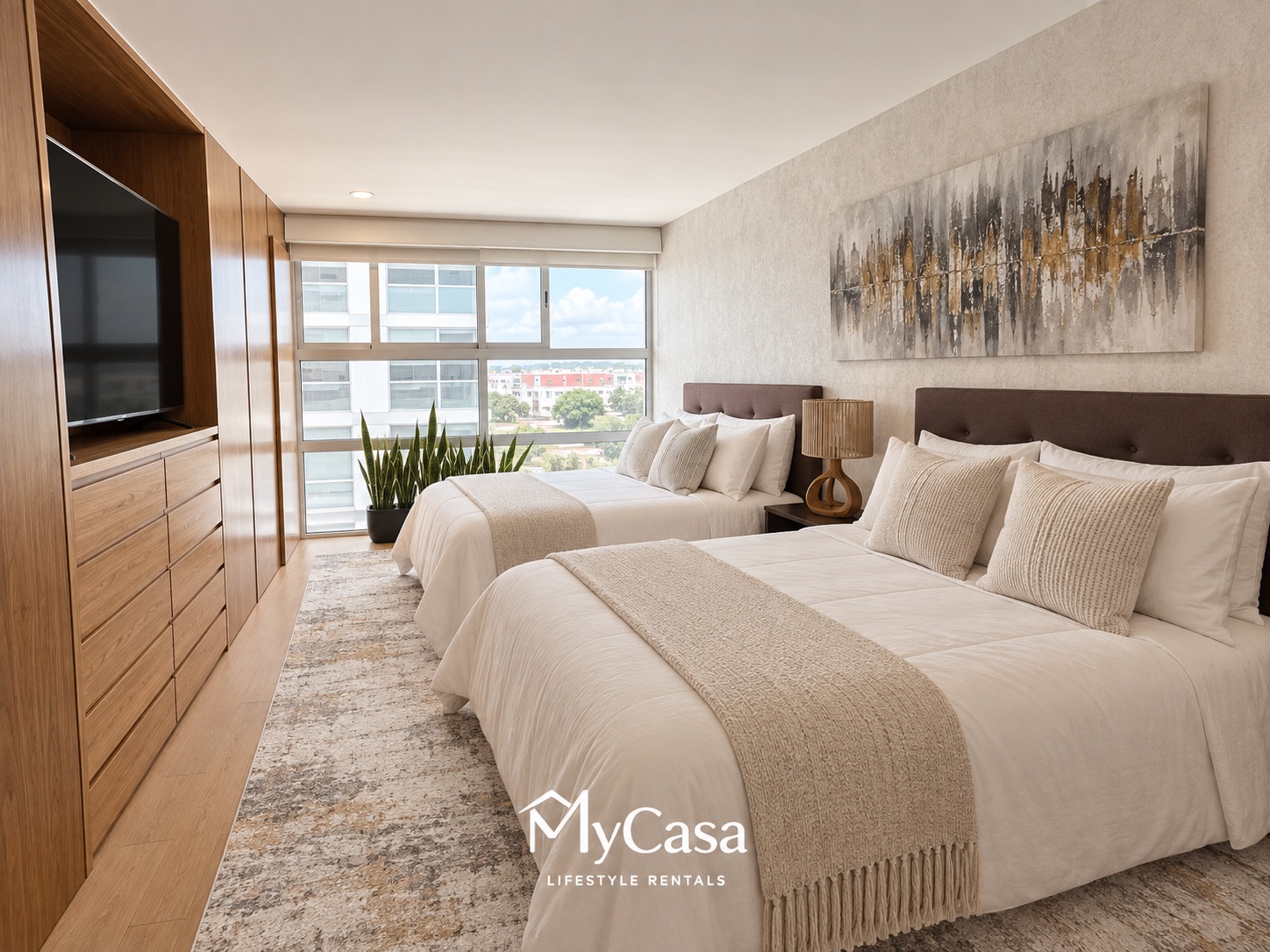 Modern 3-Bedroom Condo · Rooftop Pool & Gym, Condesa 705